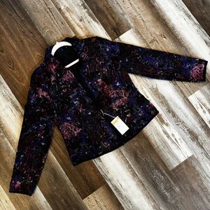 Vintage Multicolor Abstract Blazer